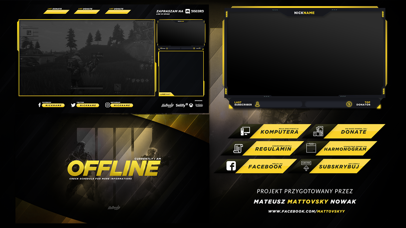 stream stream overlay Stream Template templates Twitch Twitch tv free download design Streamer