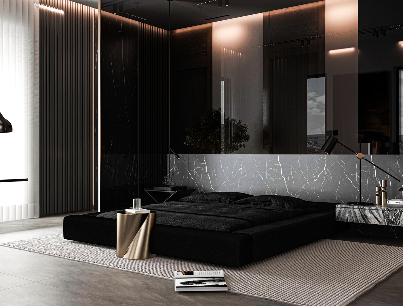 3D 3ds max visualization interior design  modern architecture Render archviz