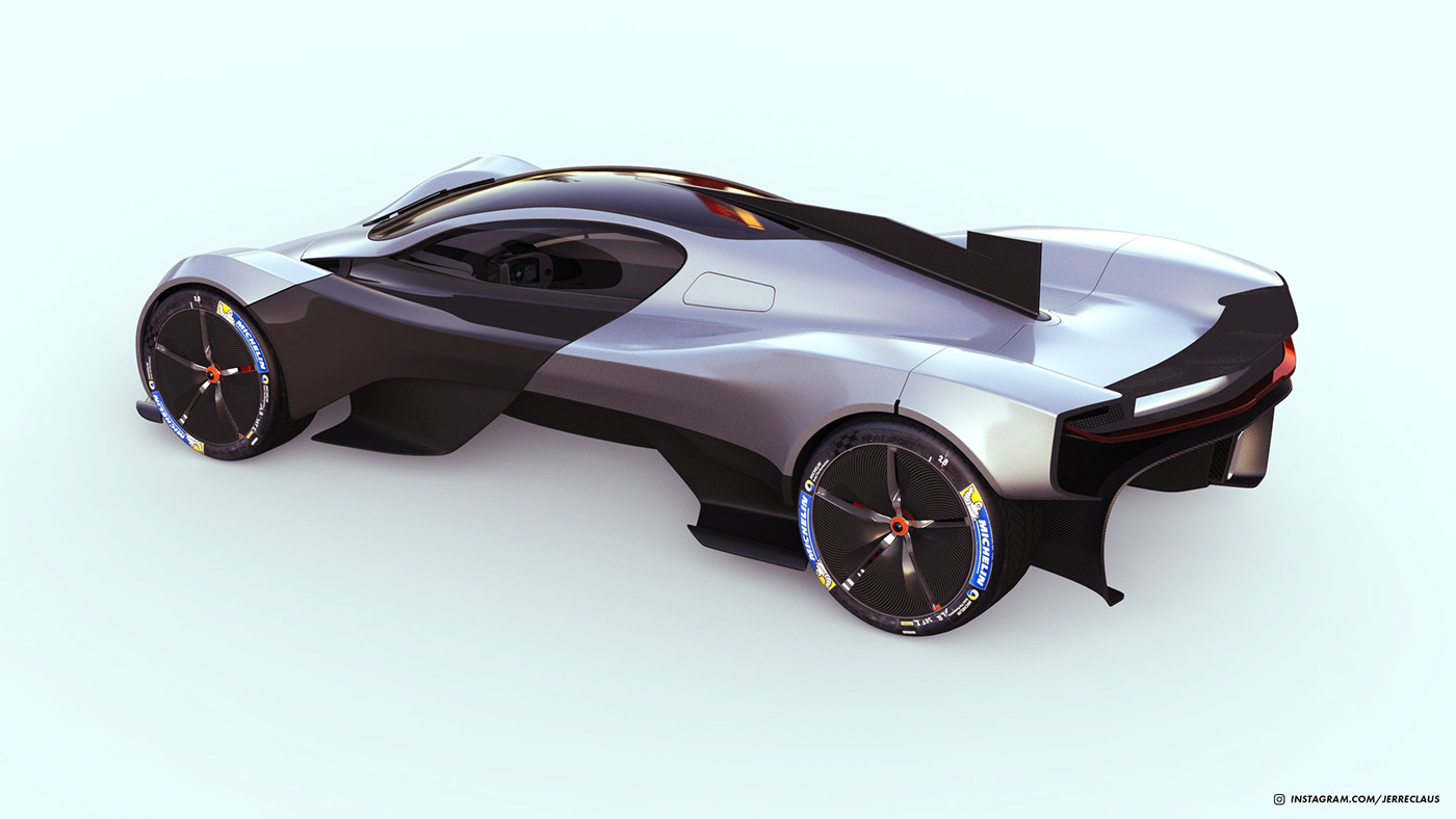 tesla hypercar valkyrie electric automotive   design supercar concept Interior exterior