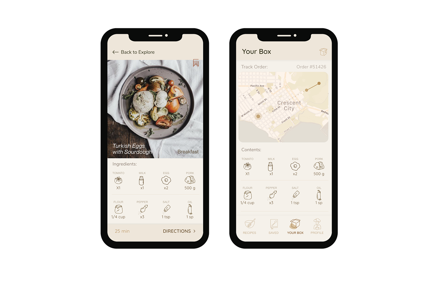 app design food delivery Mobile app Sustainable UI/UX