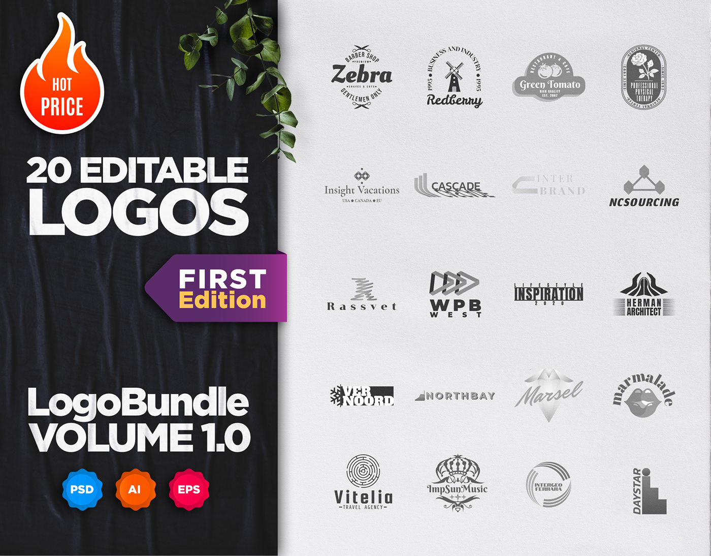 branding  bundle Business Logo Design calligraphy logo Corporate Logo download logos Logotype minimalist logo premade logo vintage logo