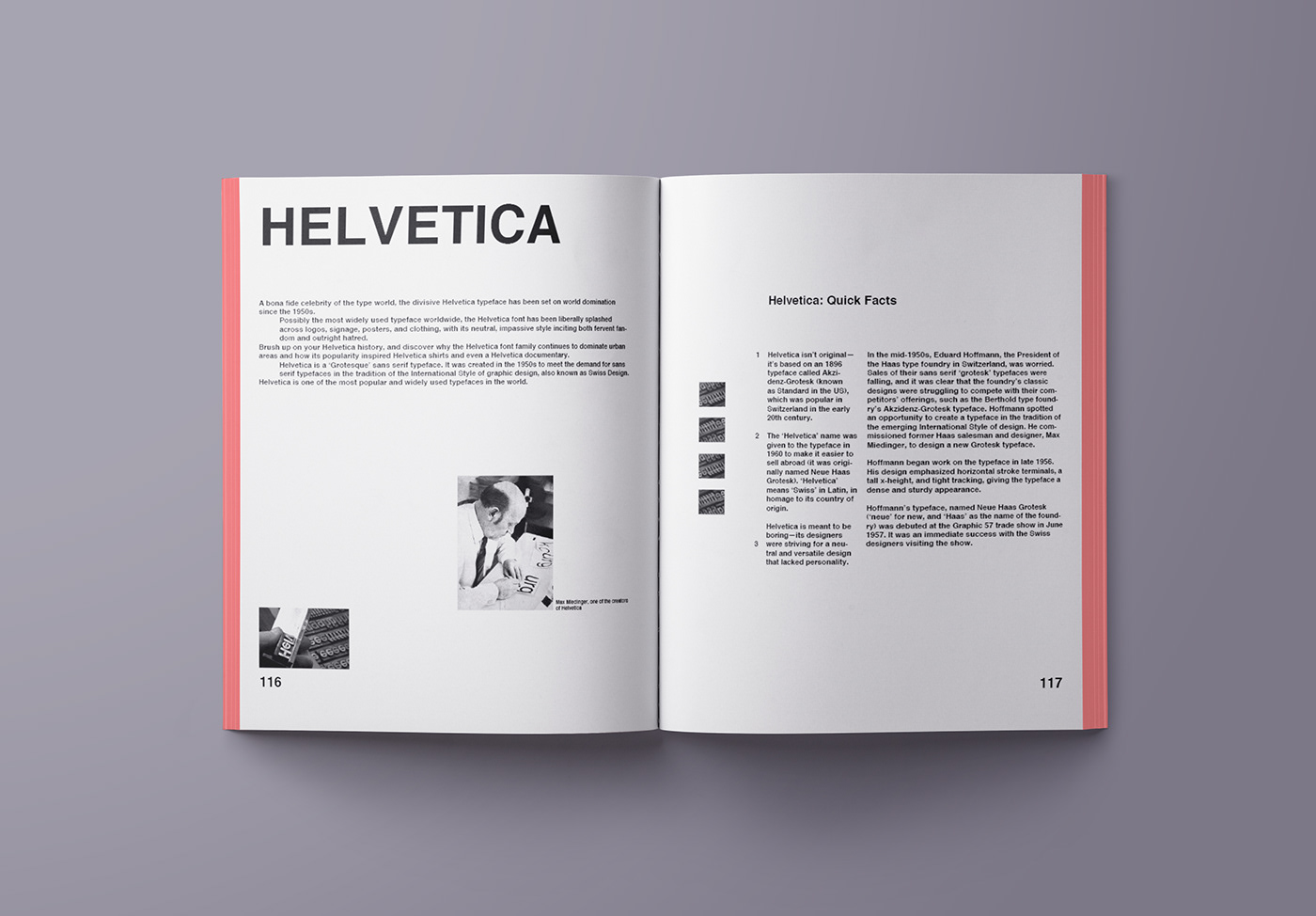 editorial helvetica swiss design