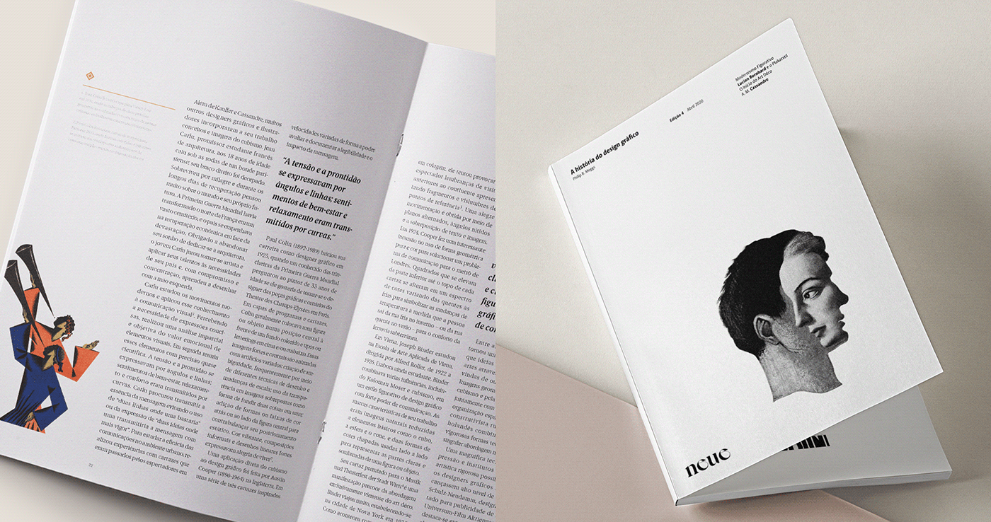 editorial Layout magazine minimal minimalist revista