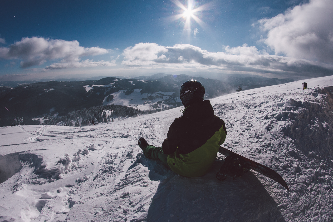 slovakia donovaly snowboard snow mountain Canon 60d lightroom fisheye