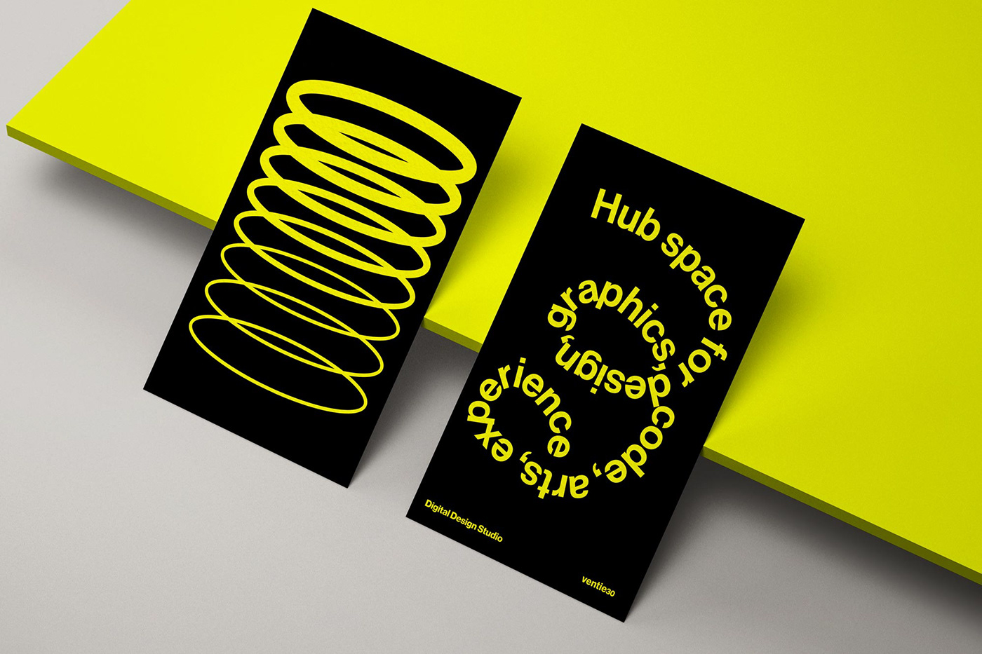 communication creative design Events Hub party Space  studio yellow