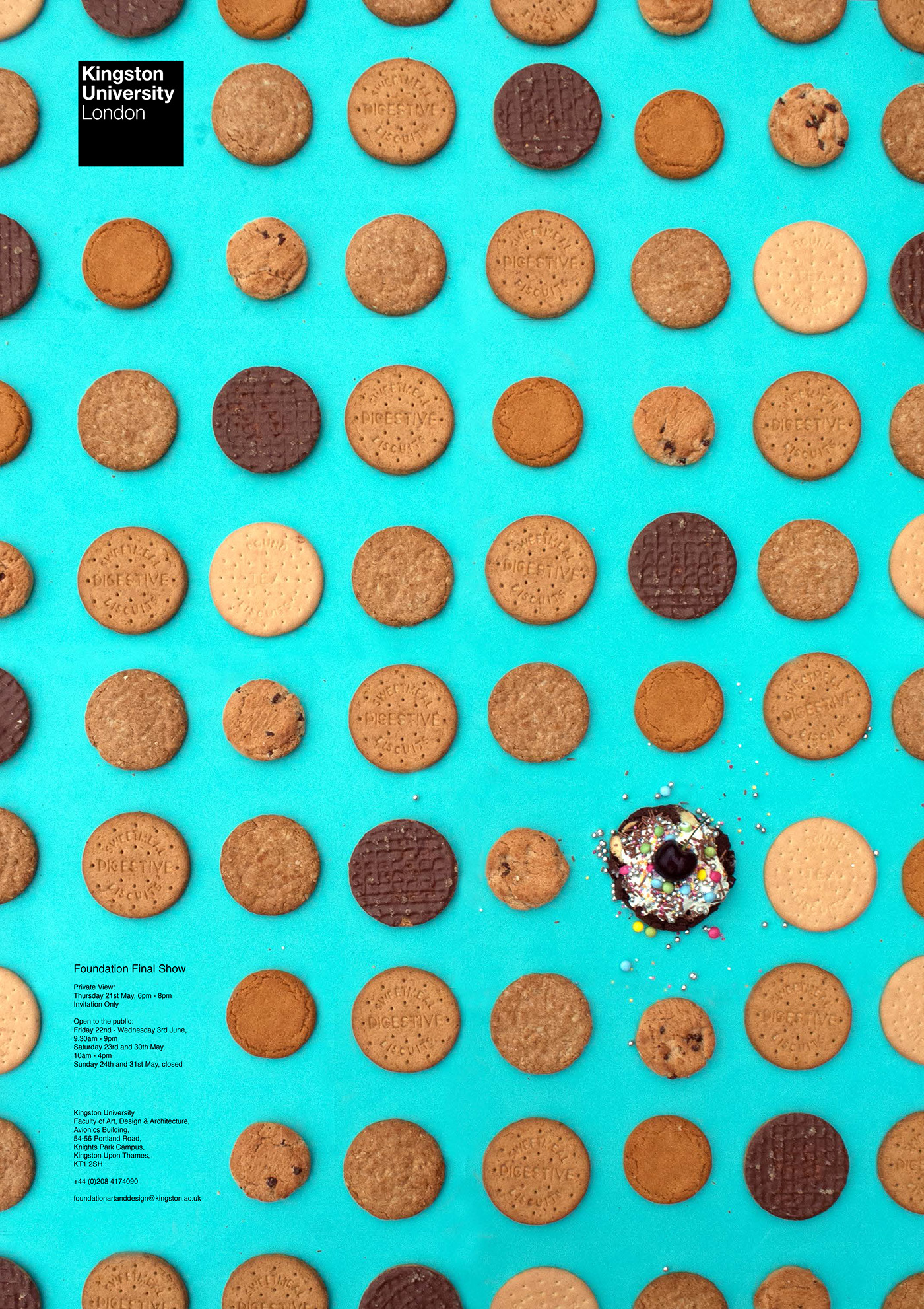 poster biscuit graphic design 