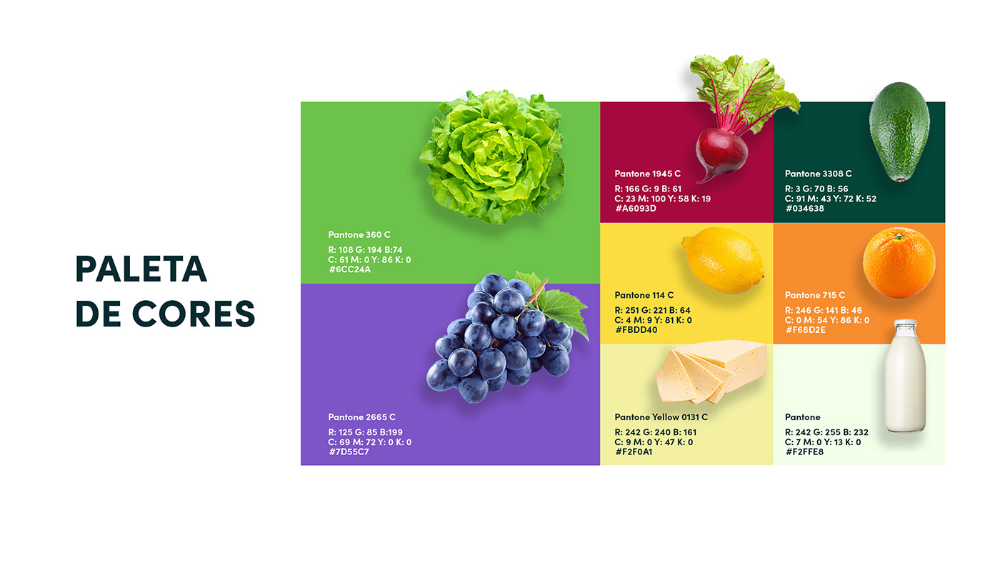 agriculture Alimentos brand frutas hortifruti identity Logo Design vegetables verduras visual identity