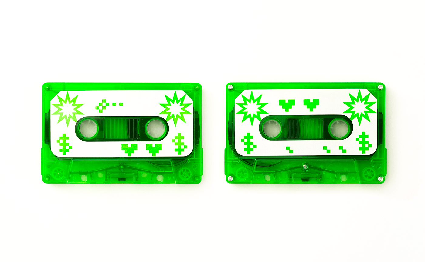 Album design graphic design  indie music Music Packaging Design music tape design