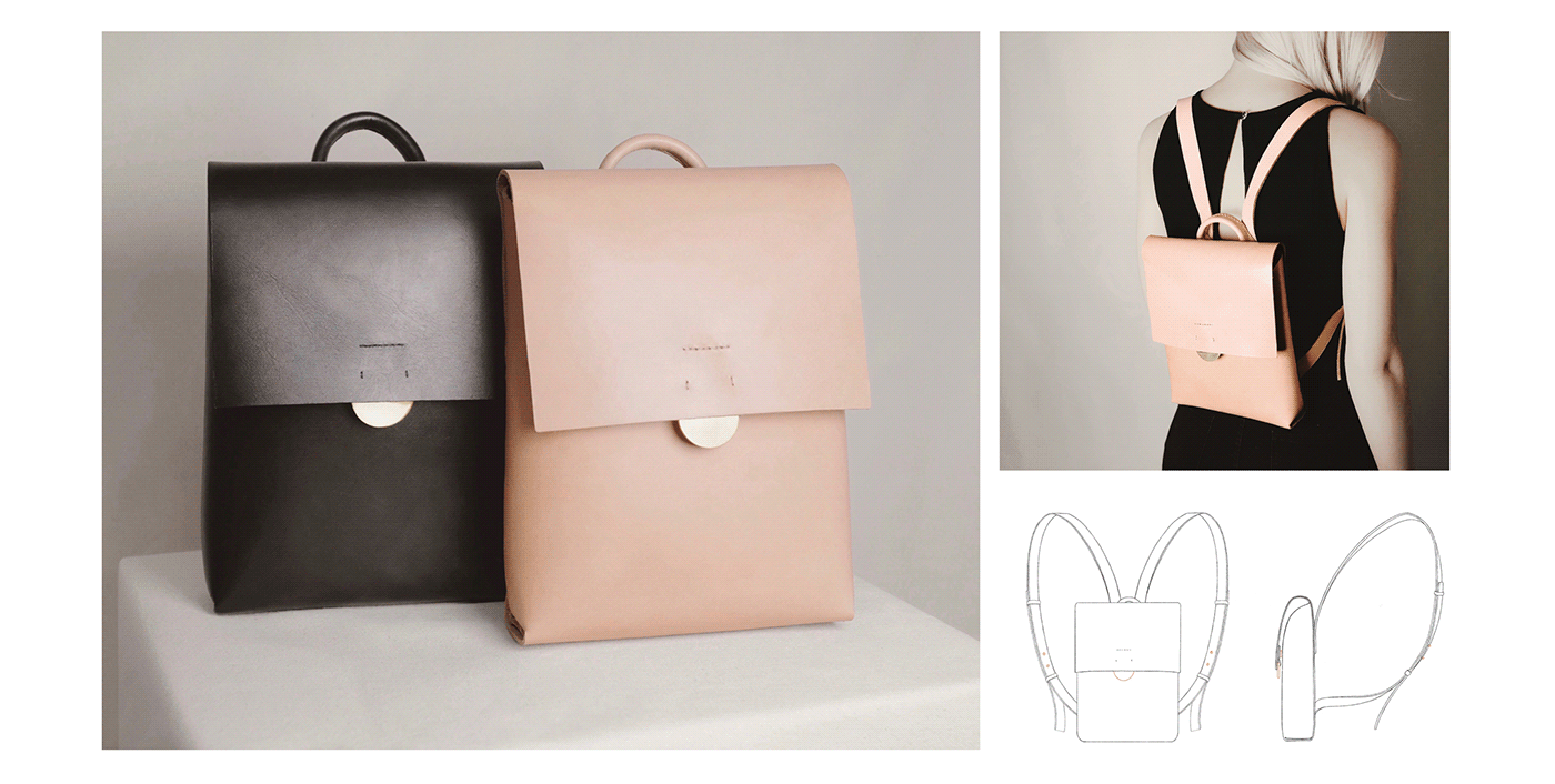 bag bag design custom hardware handmade leather leathergoods Hannah woodard