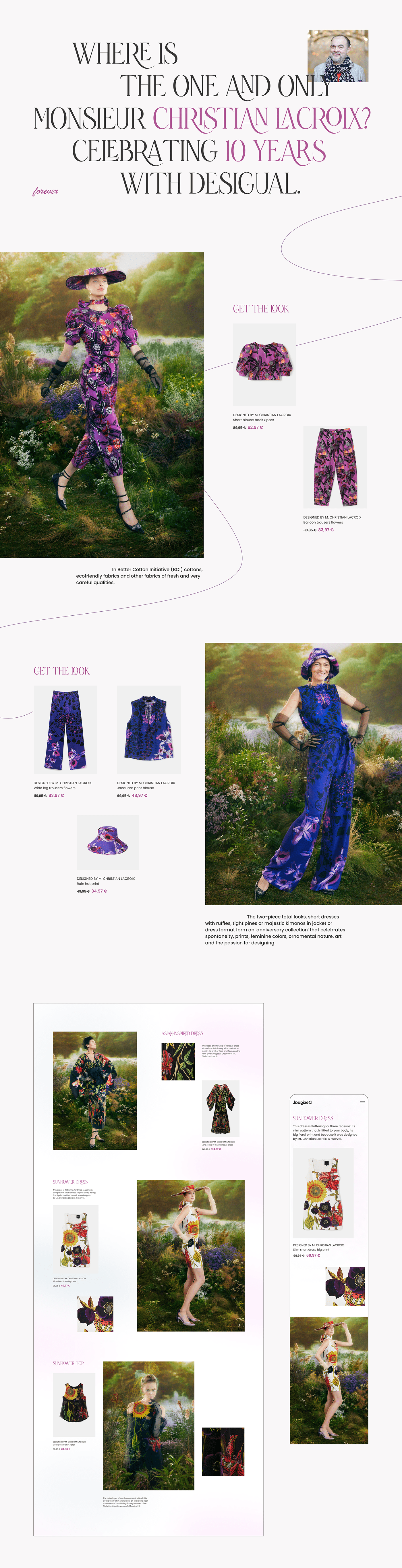 art Beautiful Clothing concept Fashion  model promosite UI/UX Web Design  Website