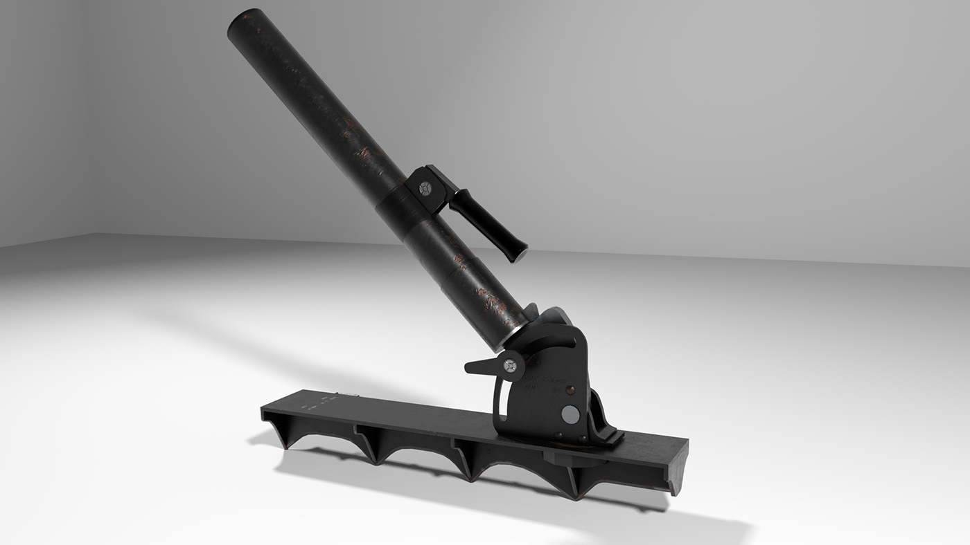 Weapon game 3D mortar
