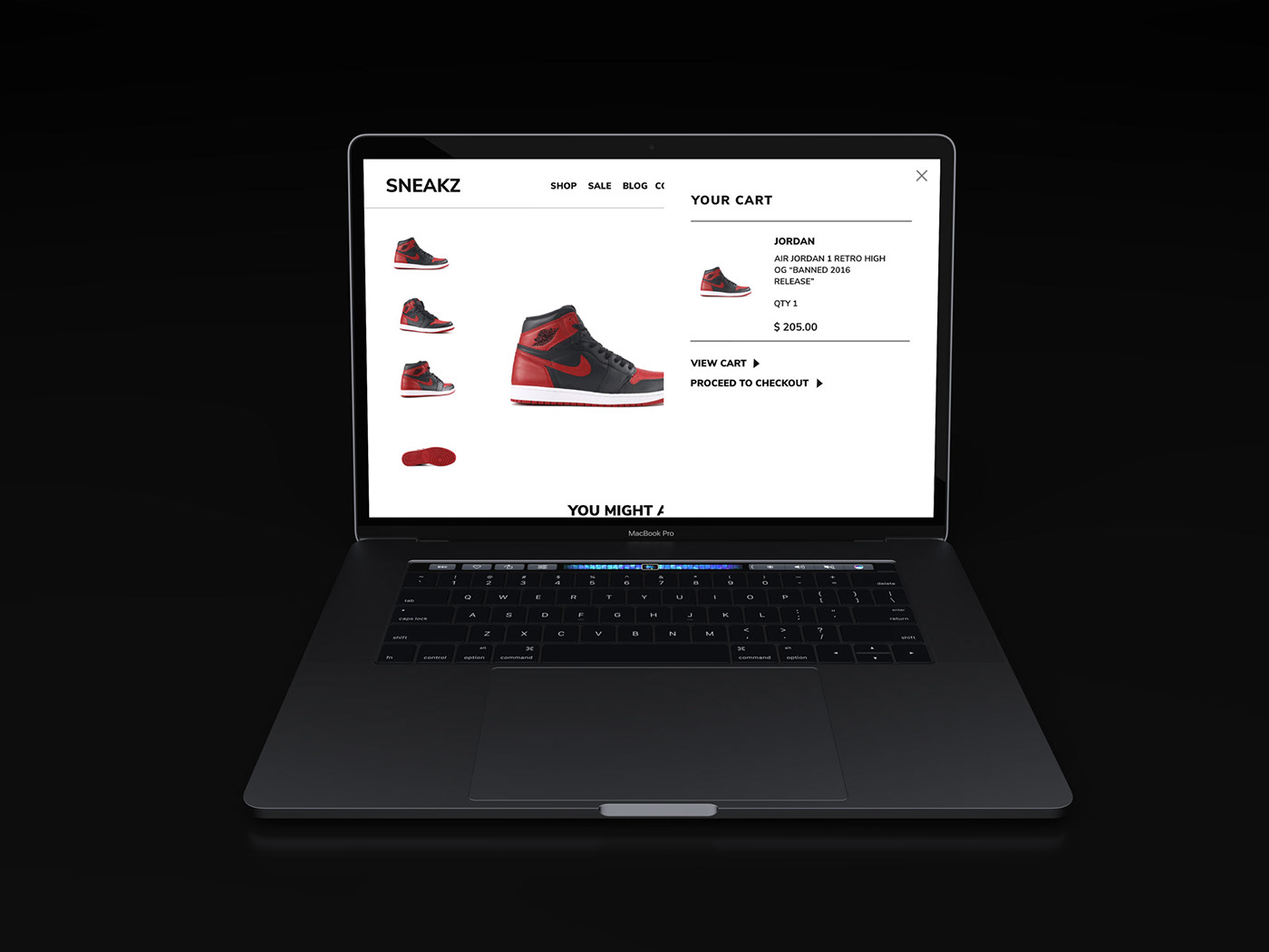 xddailychallenge UI ux Website Design e-commerce cart pop-up sneakers shop