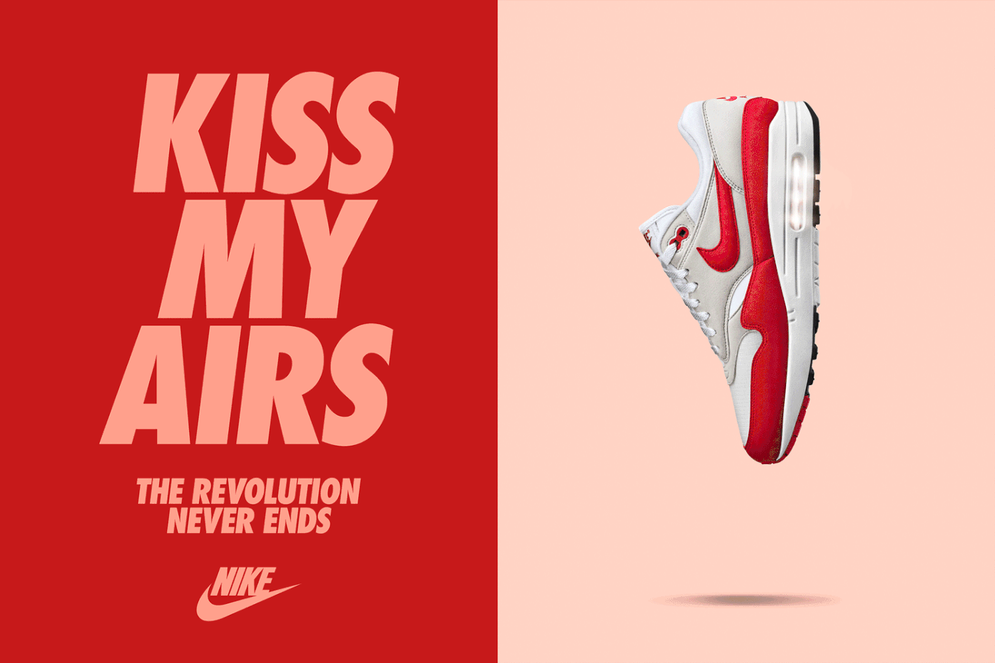 Nike air max kiss poster design branding  Advertising  air