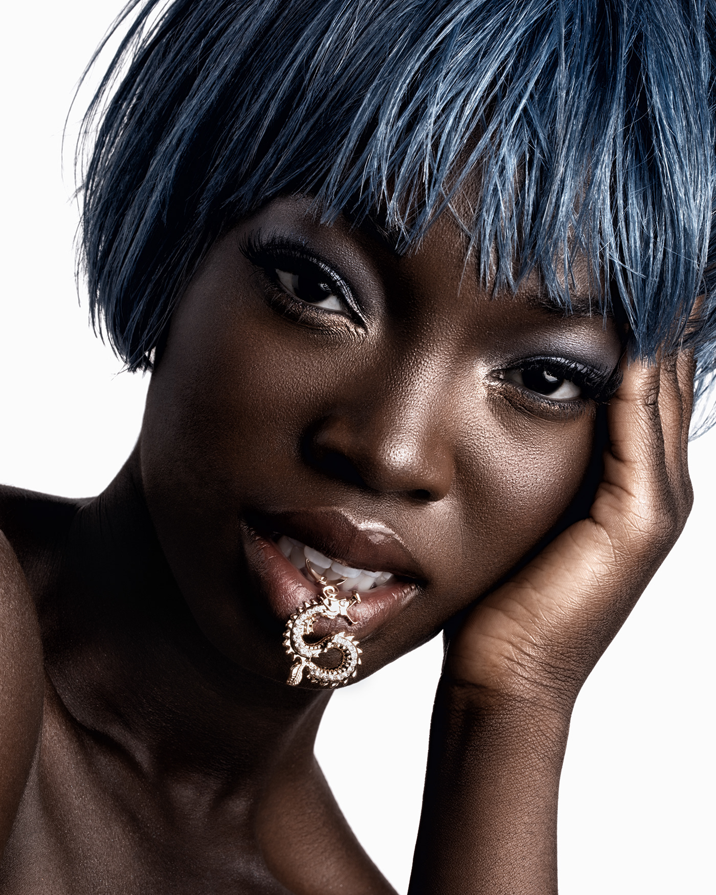 beauty beauty photography dark skin Los Angeles model portrait studio