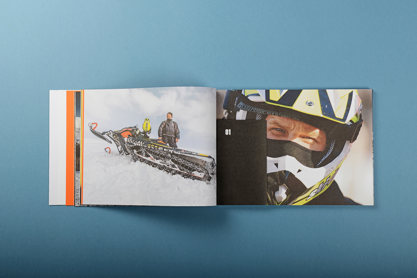 print book Album photoalbum 29production kuzmichev Rosan snowmobiles Sleds Nature mountains editorial