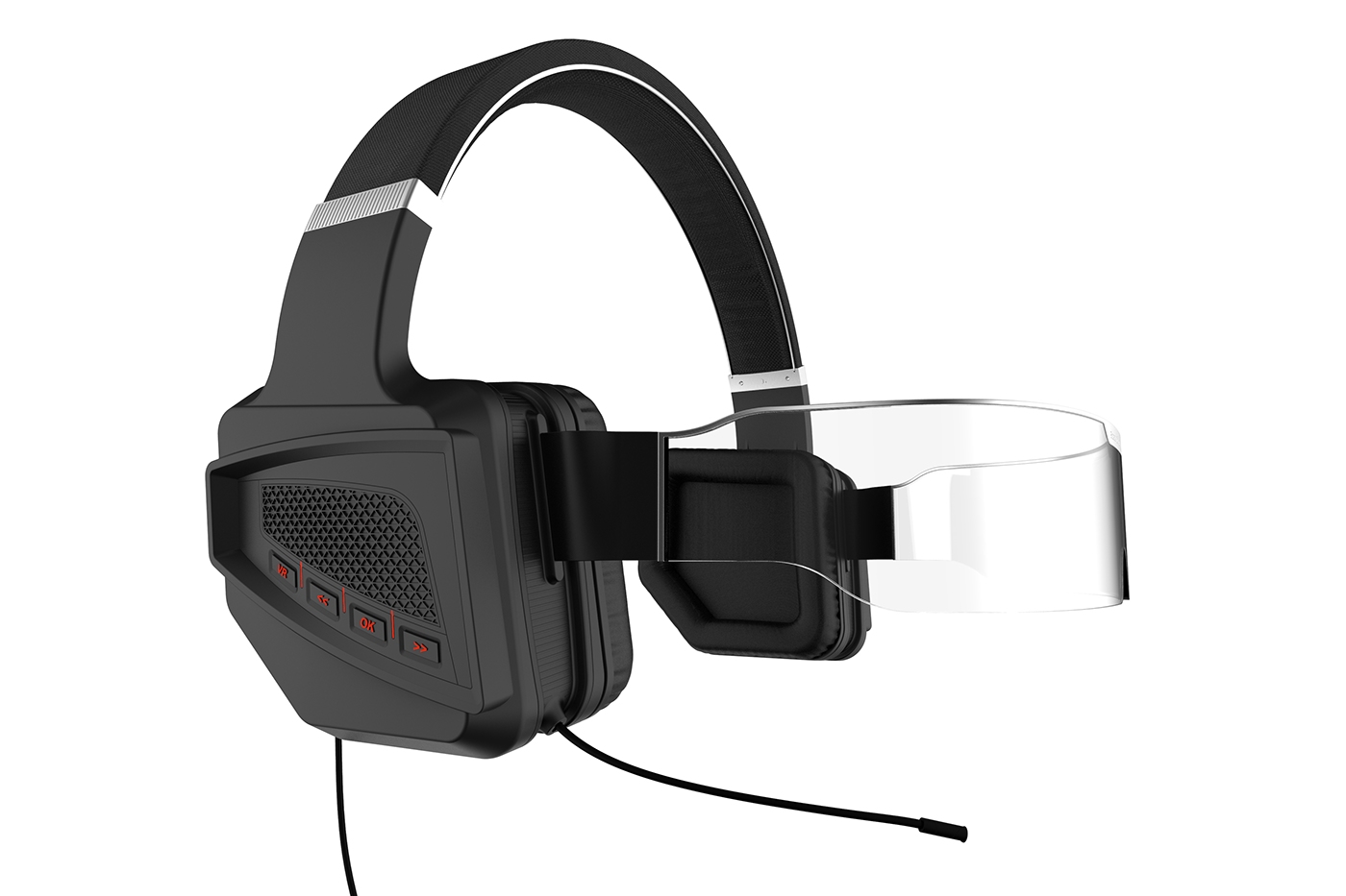 augmented reality headset vr realidade virtual Realidade Aumentada UI user experience headphone concept design