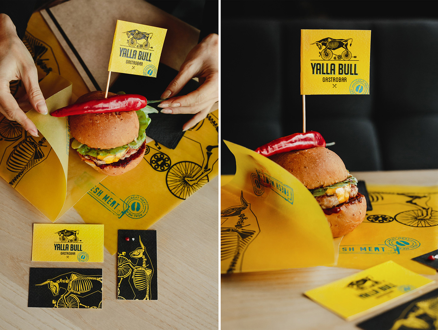 identity Restaurant Identity packagingdesign meat identity meat logo best branding burger burger restaurant meat restaurant ukraine