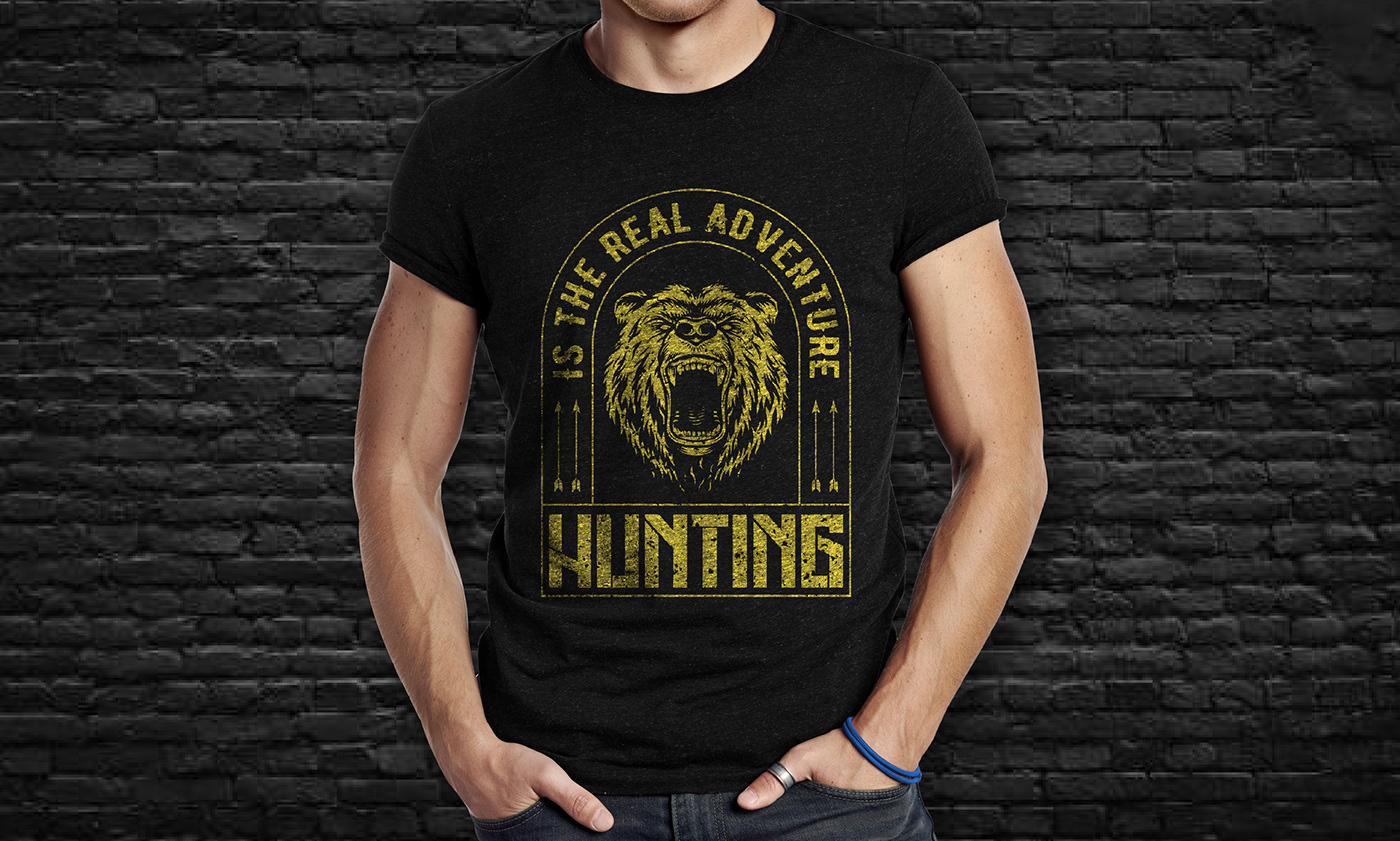 t-shirt tshirts T-Shirt Design t-shirts tshirt Hunting adventure adventure t-shirt design hiking vintage