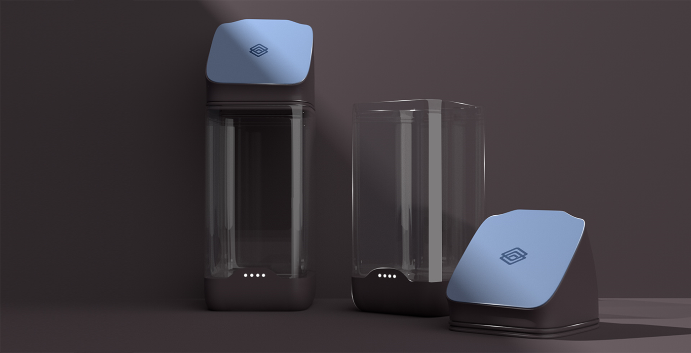 stok SMARTJAR kitchen storage appliance Technology smartkitchen jar IoT Behance