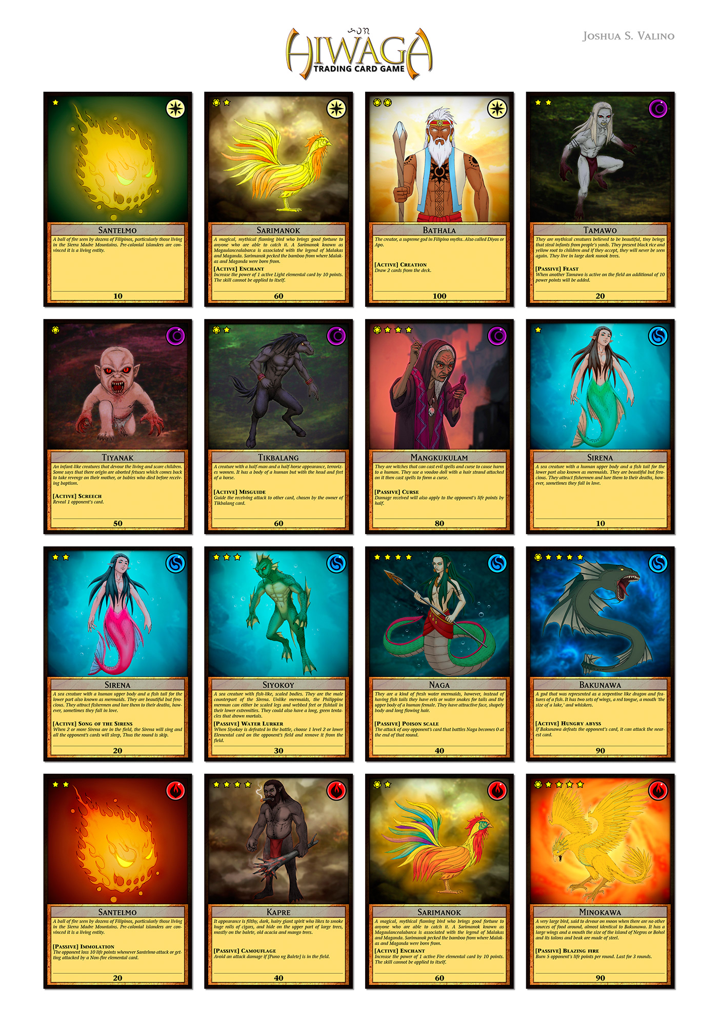 Philippine Mythology trading card game