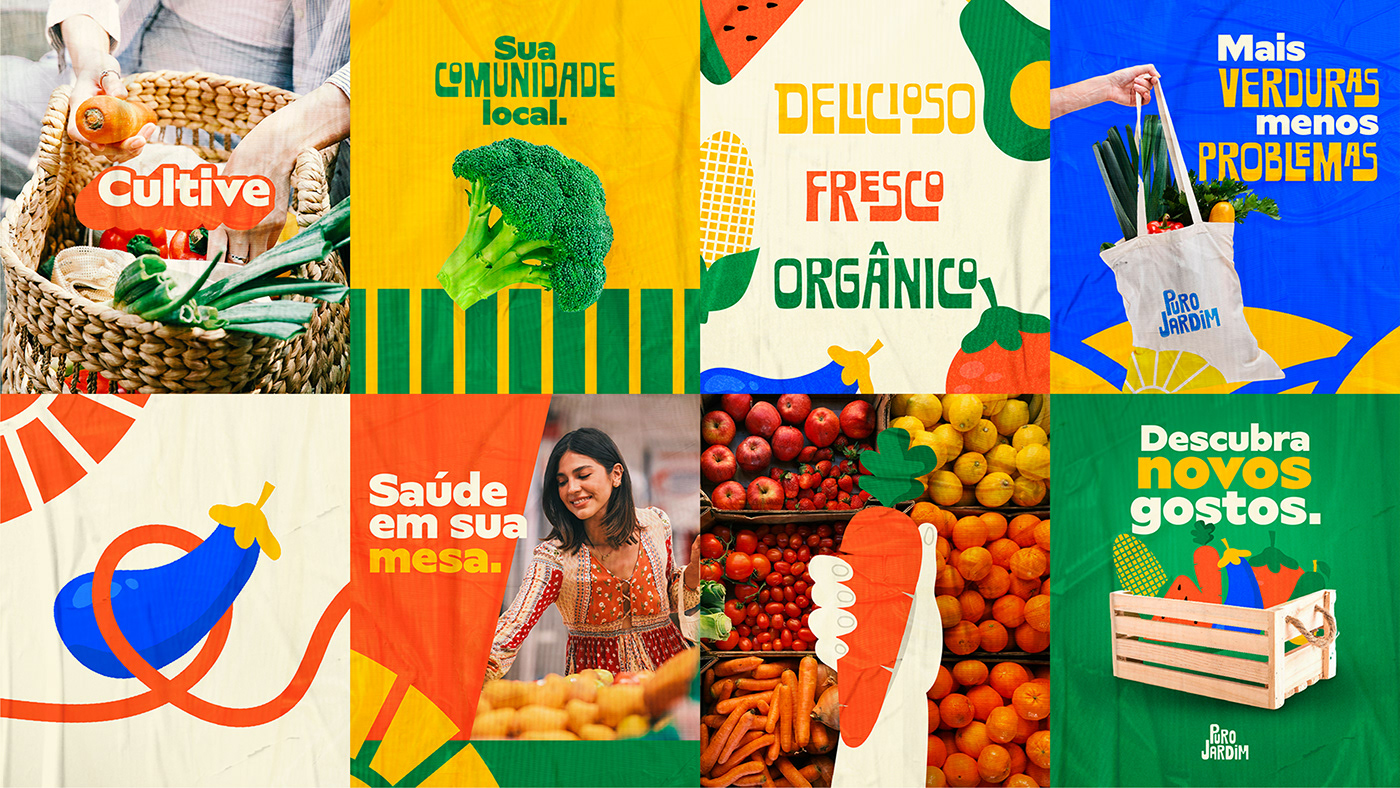 agriculture Logo Design brand identity identidade visual comida organic visual identity farm
