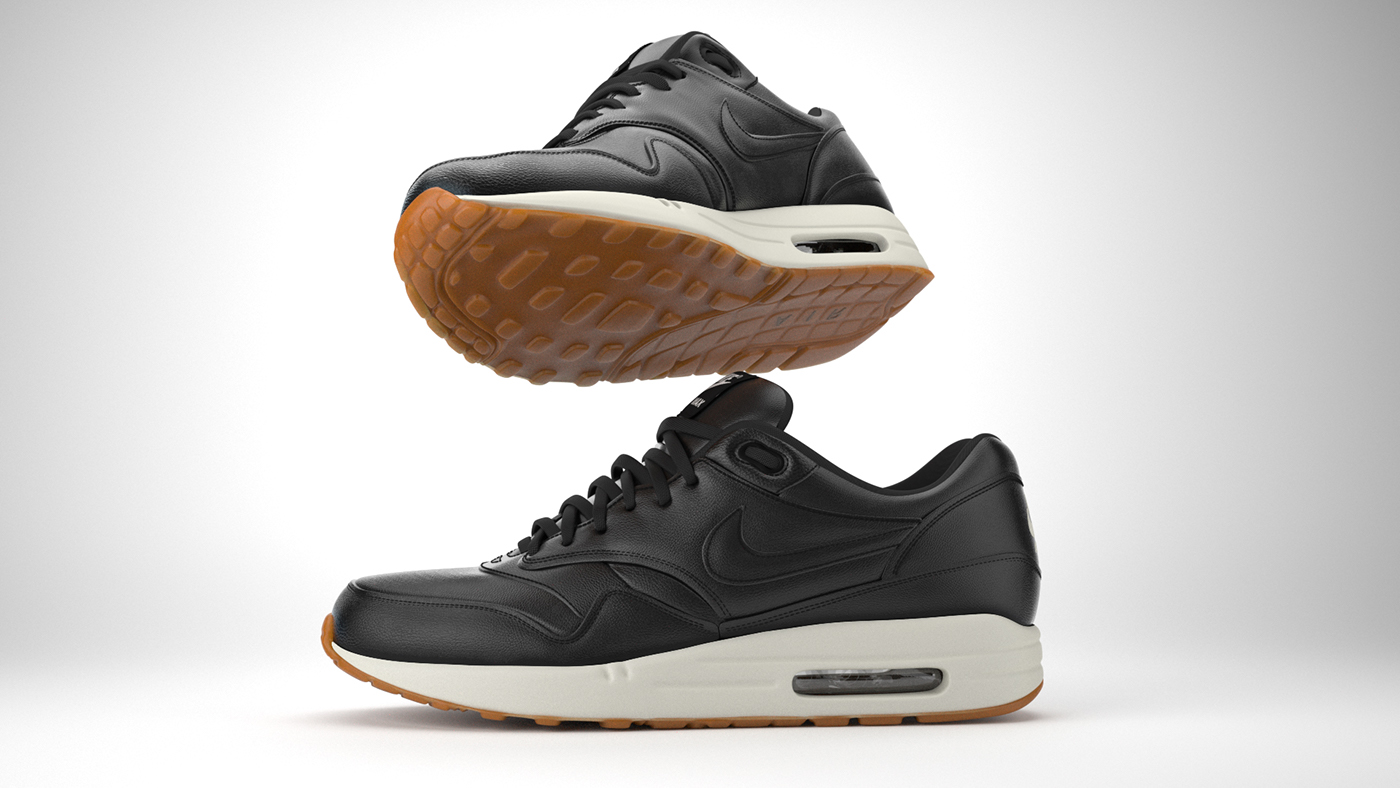 modeling 3D Render Maxwell Nike sneakers Fashion  blender photoshop design