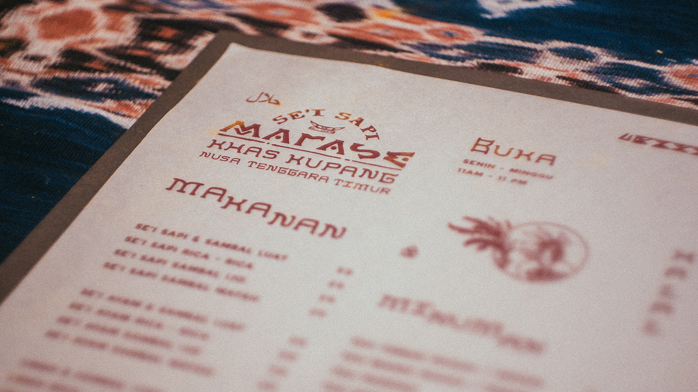 branding  CULTURAL BRANDING graphic design  Indonesian Branding Primitivism Restaurant Branding Vintage Restaurant visual identity