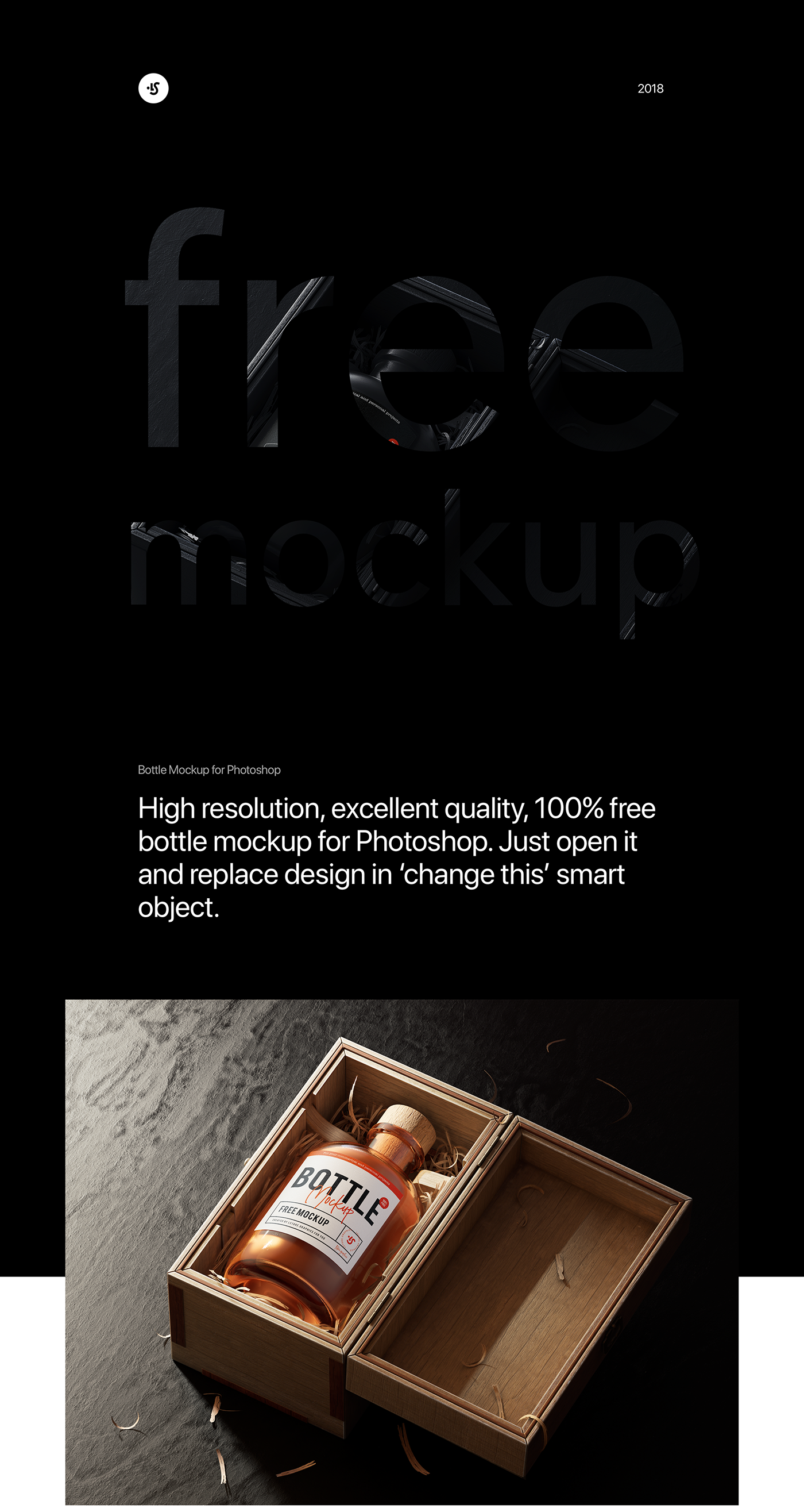 clay Mockup free freebie download bottle mockup mock-up lstore