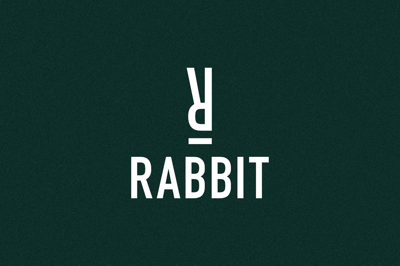 branding  restaurant identity Vegetarian denzel logo rabbit brand
