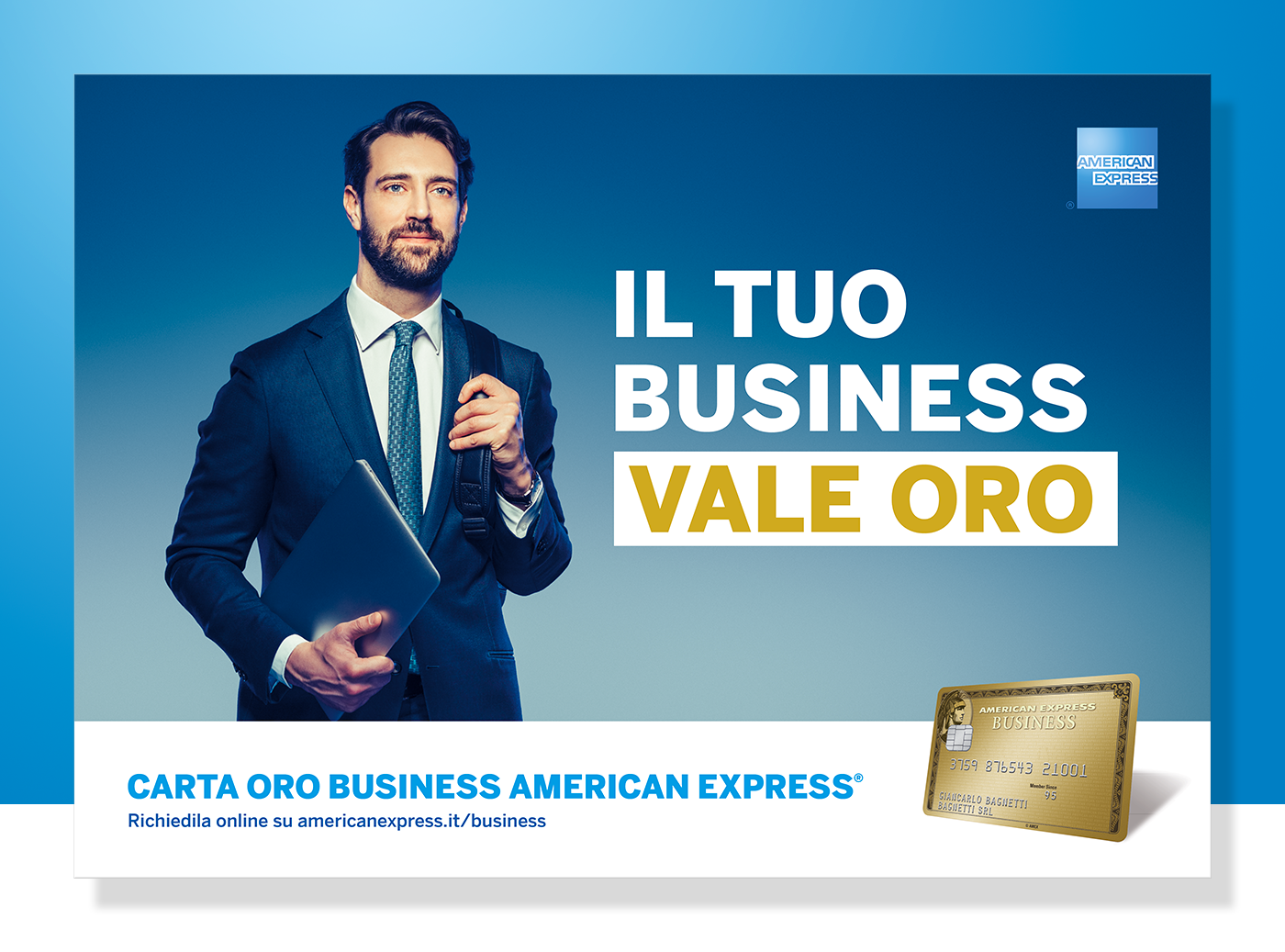 atl campaign American Express business credit card gold camagna photographer Web print