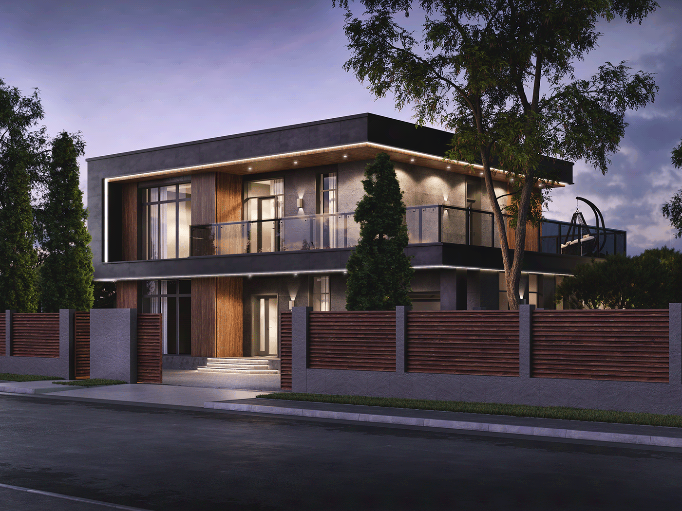 3dsmax architect architecture archviz CoronaRender  exterior house