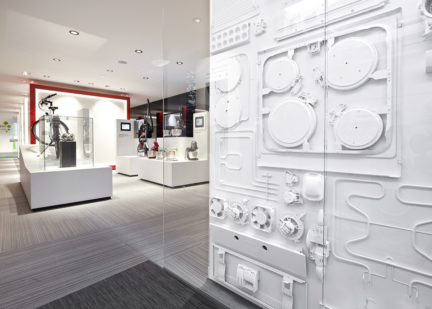 brand center showroom green Technology appliances Story telling belgium creneau international belgian