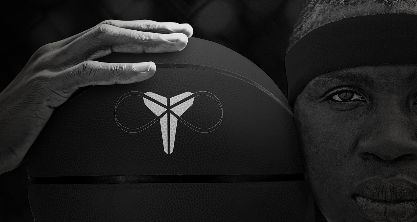 logo kobe bryant mamba basketball NBA branding  infinit