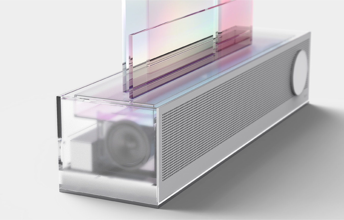 ai speaker product layer layerd light gradient emotion