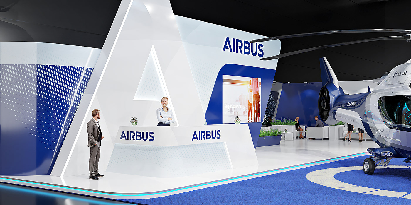 Airbus booth Exhibition  Stand