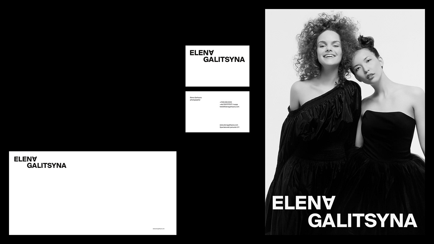 branding  elena galitsyna identity khanboltaev Photography  rollingdesign typography   uxui Webdesign