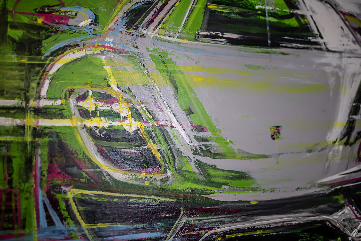 acrylic on canvas Acrylic paint Adonis adonis alcici artwork automotive art Ferrari 488 Pista mercedes sls paint Porsche 918 Spyder