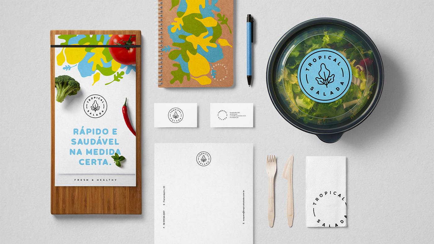 branding  design graphicdesign identity salad