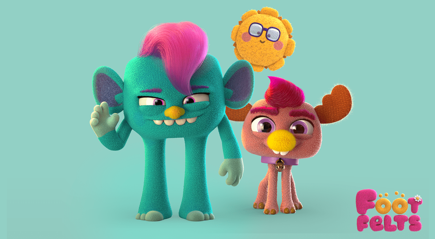 3D animation  children felt finland foot language monster suomi Trolls