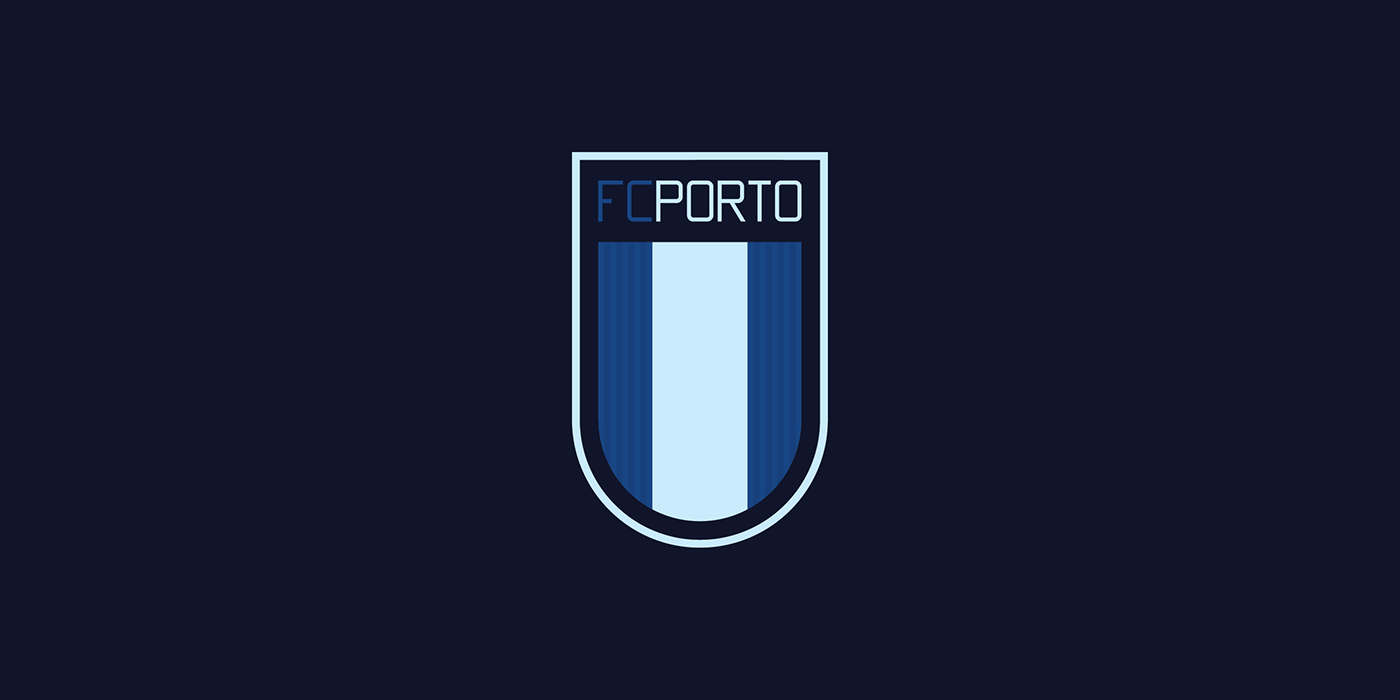 graphic design logo concept football futebol sports clube porto Portugal