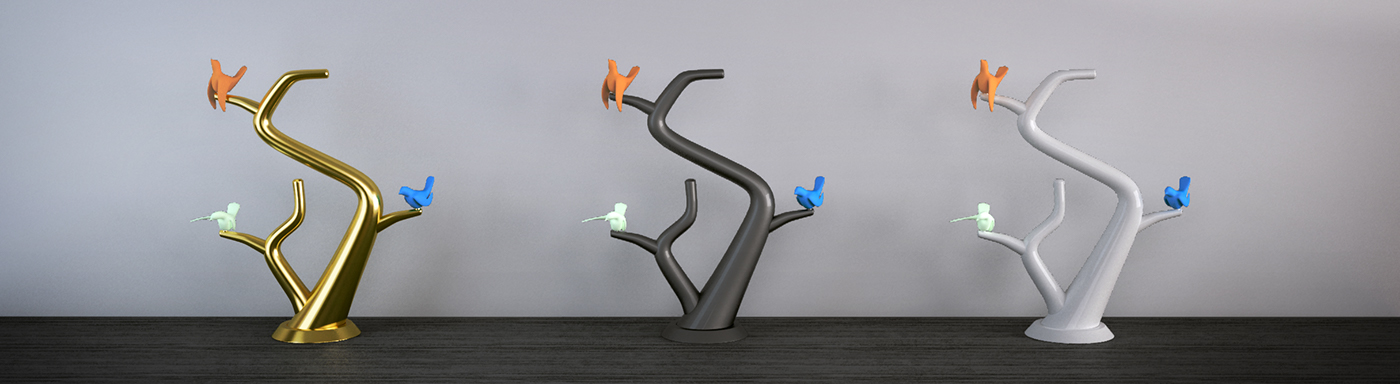 Seletti rosiko design argento Brivio T-Birds t-bird tbird Lamp toy kids glow crocus