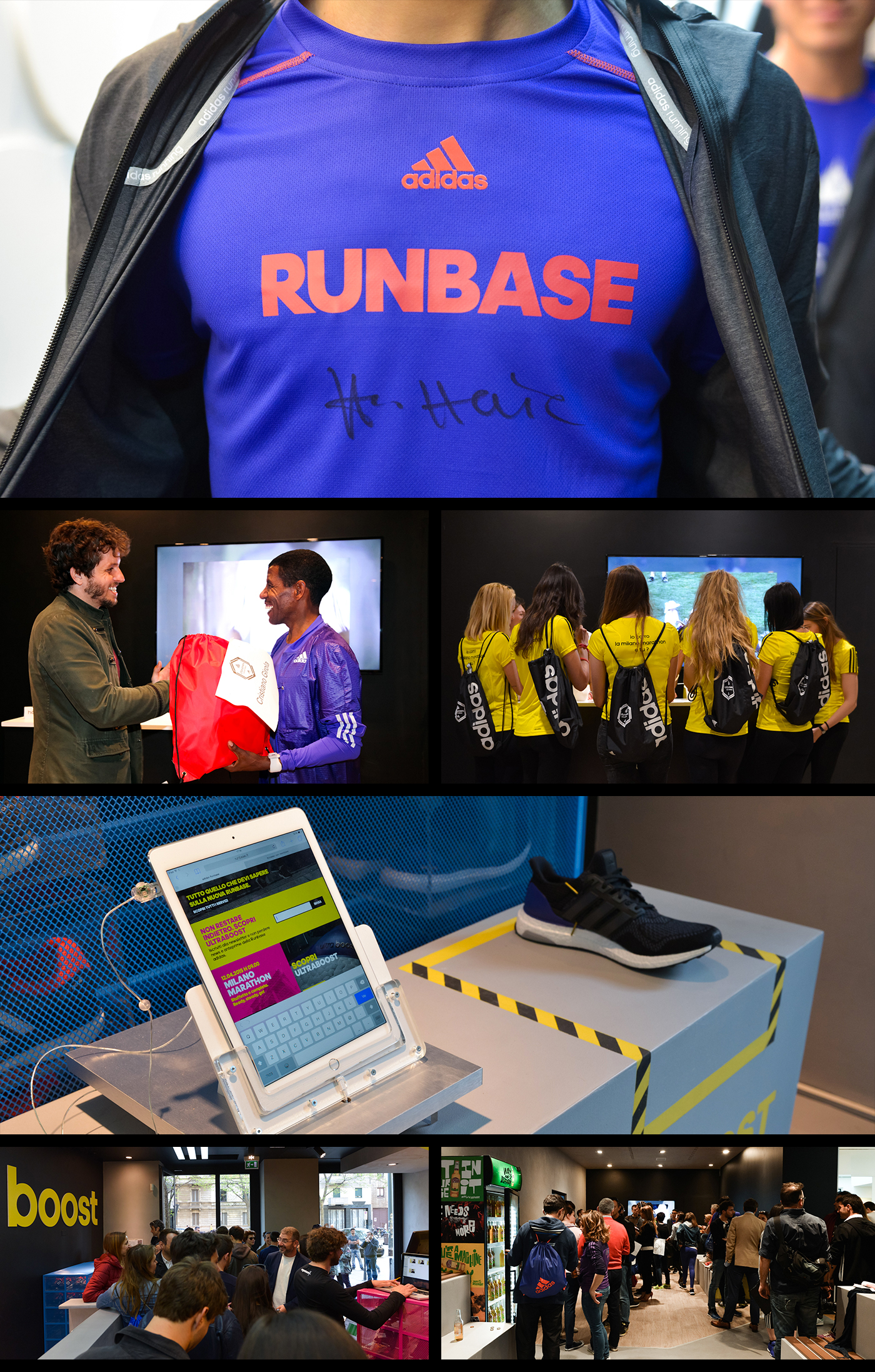 adidas runbase milano boost running Event launch milanomarathon Website