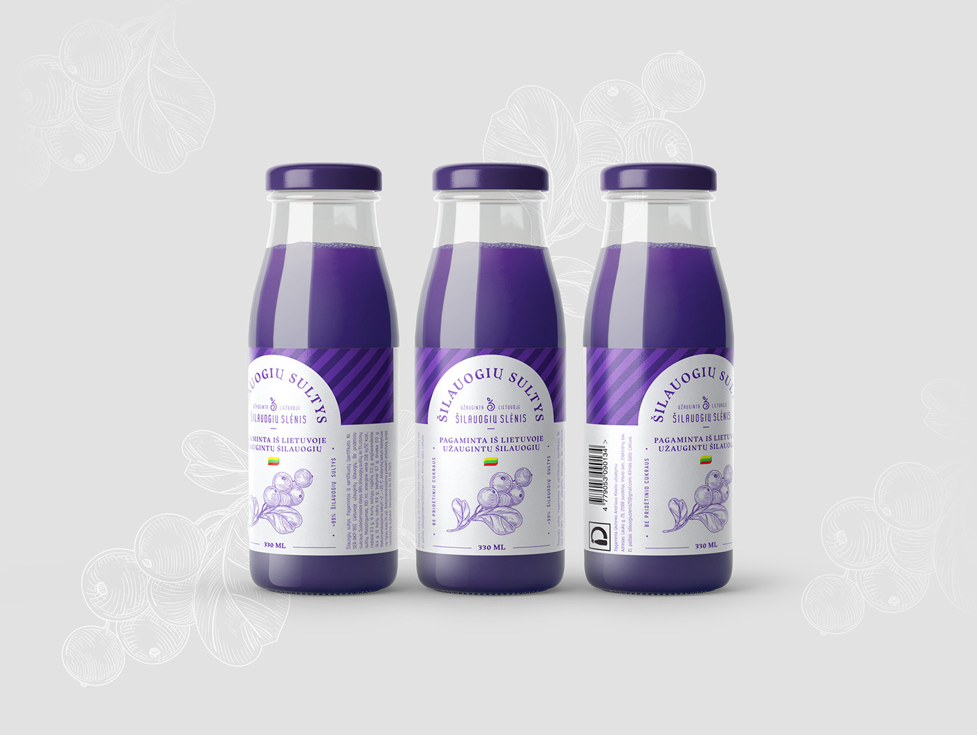 aliuslt beery bottle brand identity design juice Label Packaging silauoges