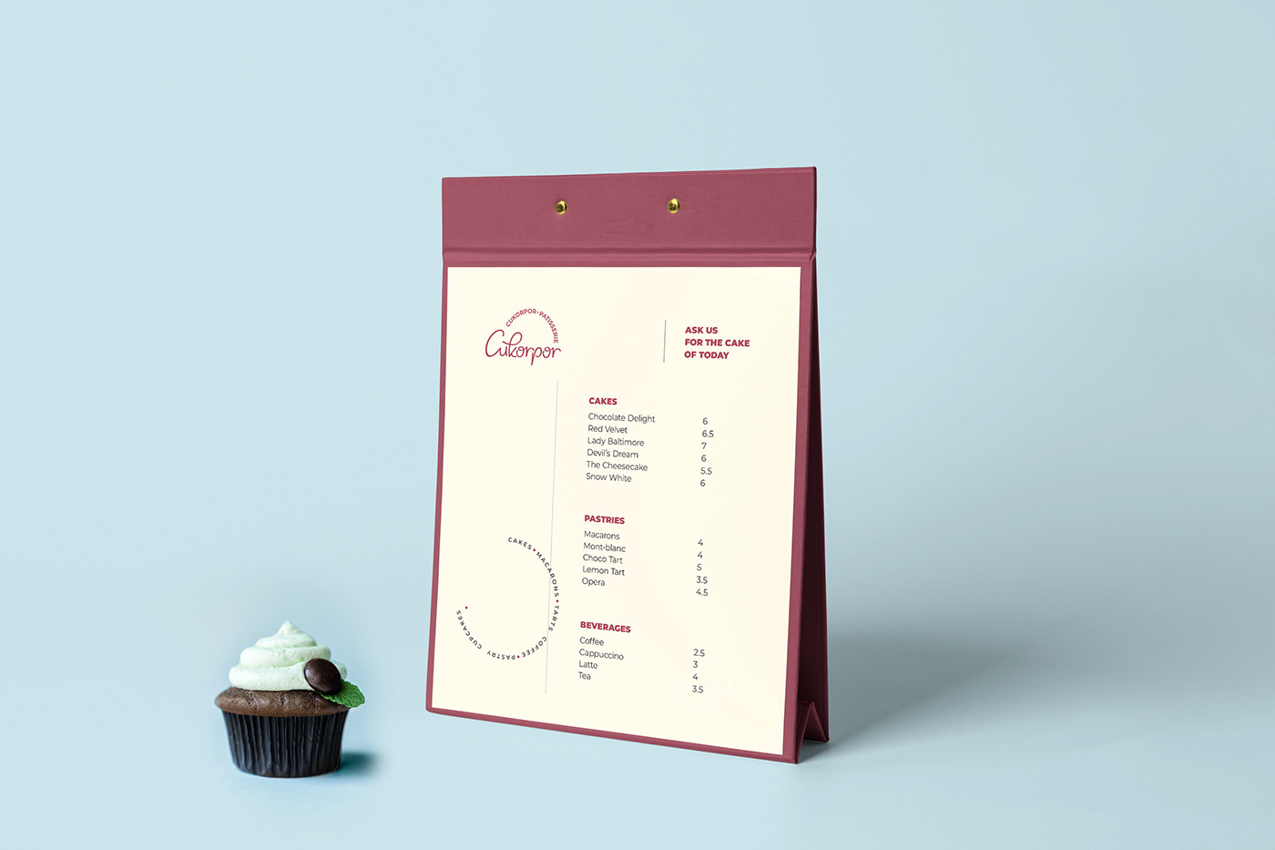 cake cake shop coffee shop Logo Design macarons Packaging Patisserie