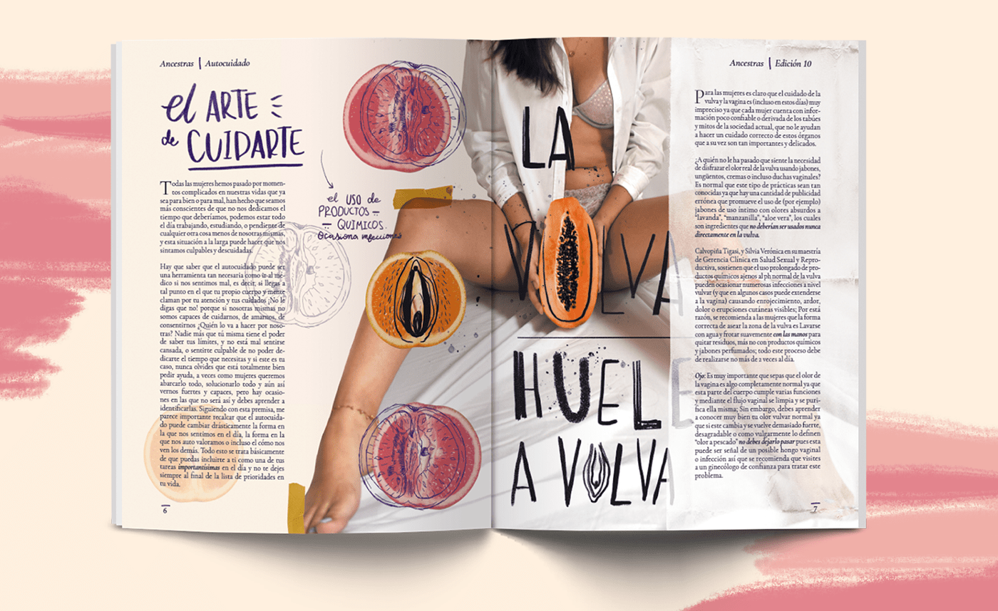 editorial editorial desing female ilustracion ilustration magazing revista women