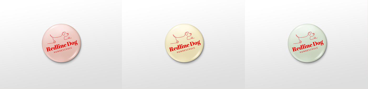 dog dogs hunde hund logo dogtrainer Hundeschule pink branding  Corporate Design