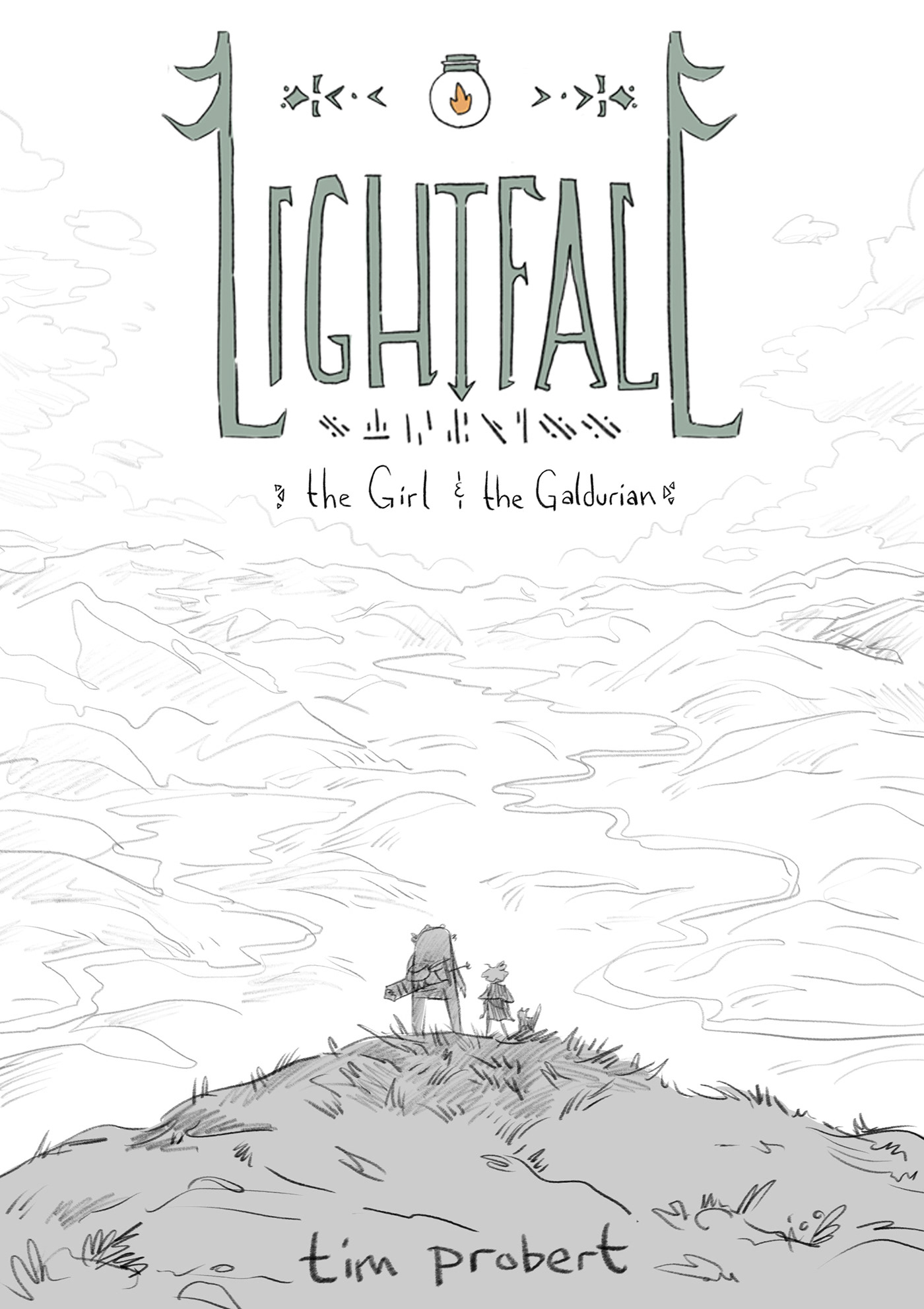 adventure book cover comics cover fantasy Graphic Novel Magic   process sketches