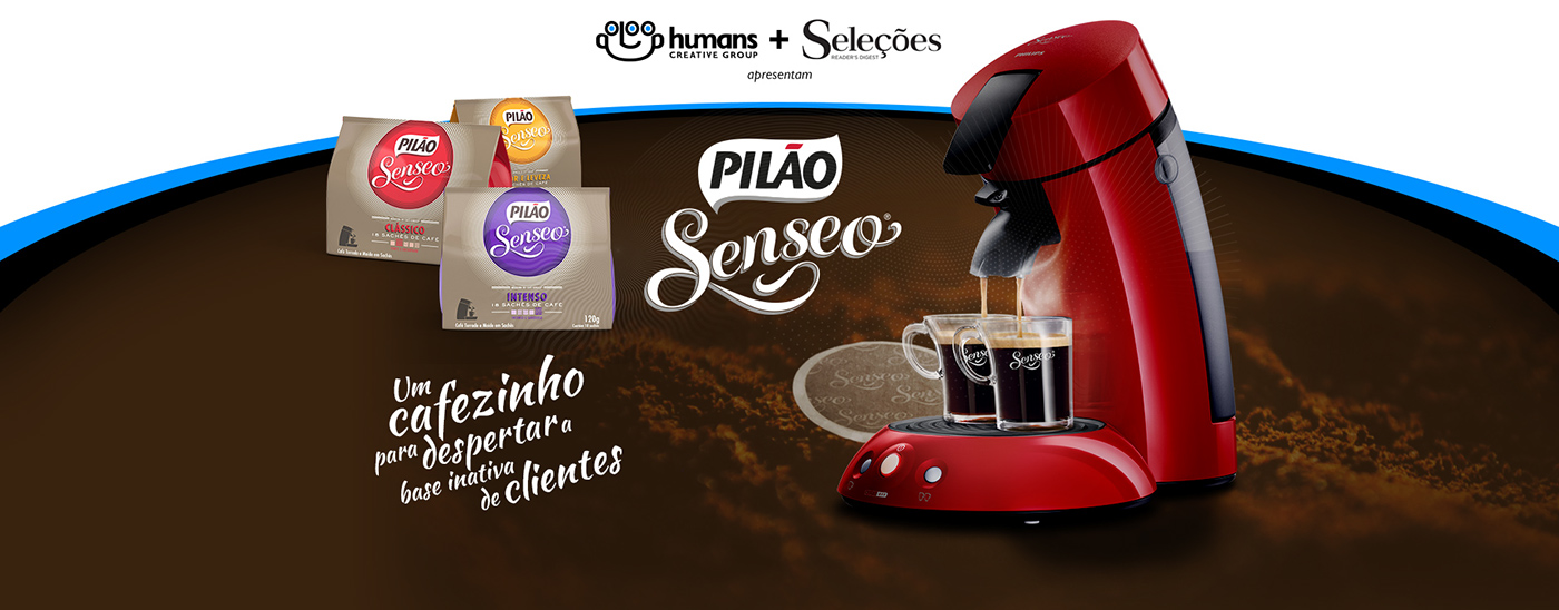 HotSite campanha Advertising  Pilão Senseo cafe Coffee Philips Email anúncio