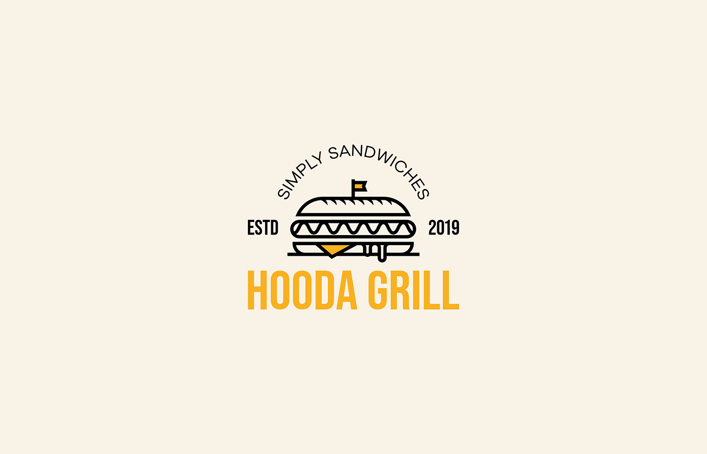 burger chef Food  Fries grill Hooda hotdog Packaging restaurant sandwich