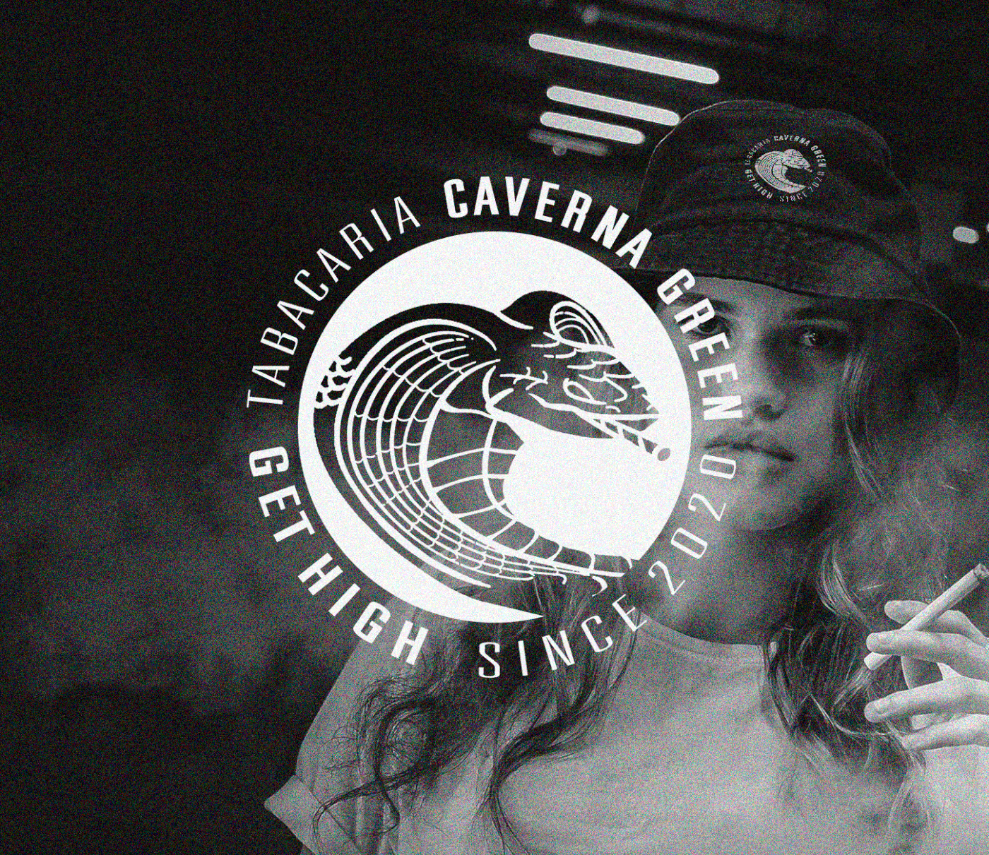 cave Logotipo marca shop snake Street tabacaria tobacco underground weed